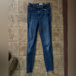 PAIGE Dark Blue Skinny Jeans